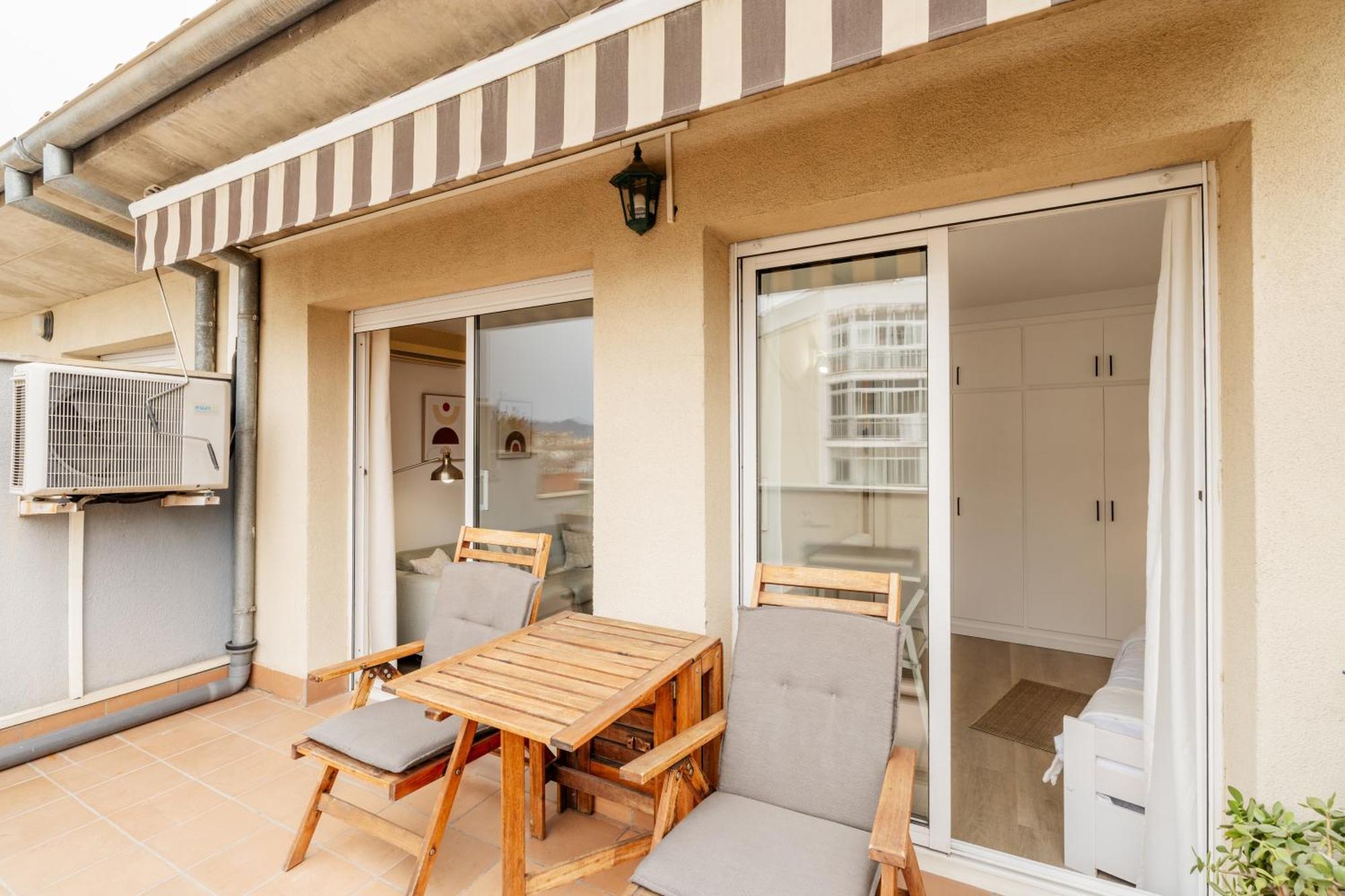 Apartamento Con Dos Grandes Terrazas En Gerona Exterior foto
