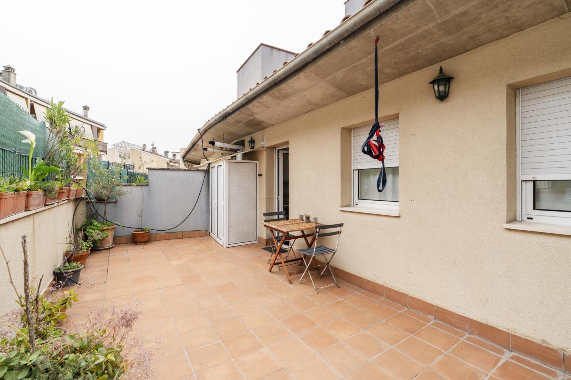 Apartamento Con Dos Grandes Terrazas En Gerona Exterior foto